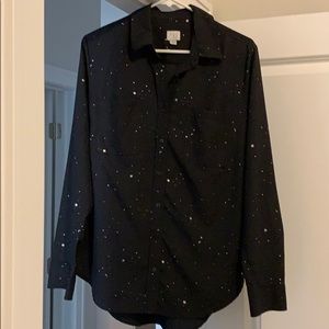Moon and Stars Button Down